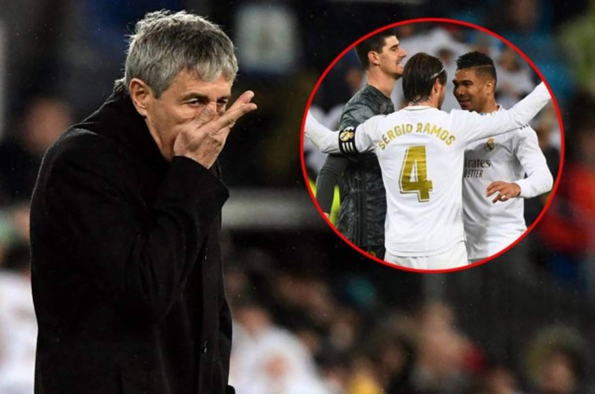 Setién, tras caer ante el Real Madrid: ''No es fácil evitar la presión arriba contra jugadores así''