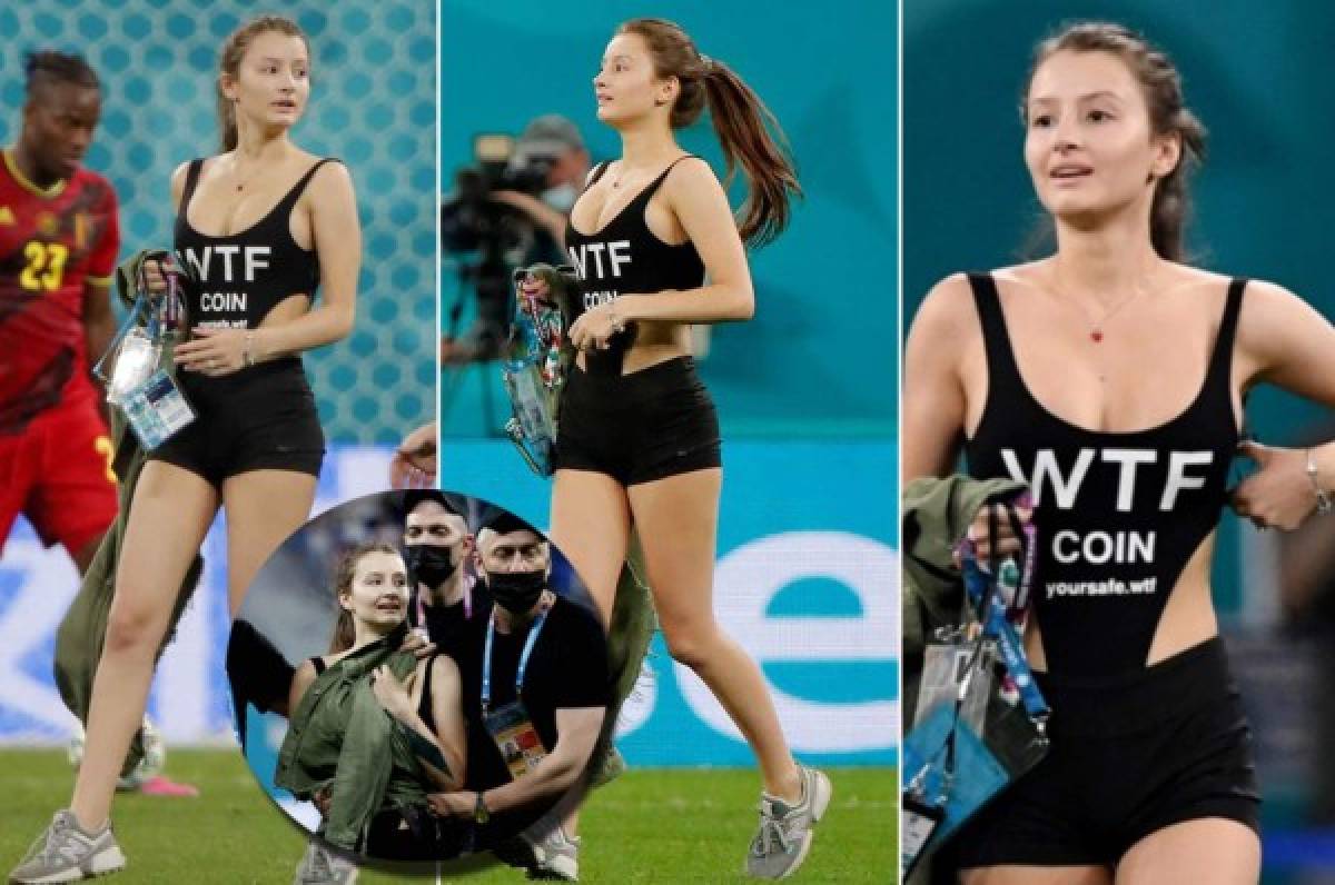 No se vio en TV: así es la preciosa espontánea que invadió el Bélgica-Finlandia por la Eurocopa