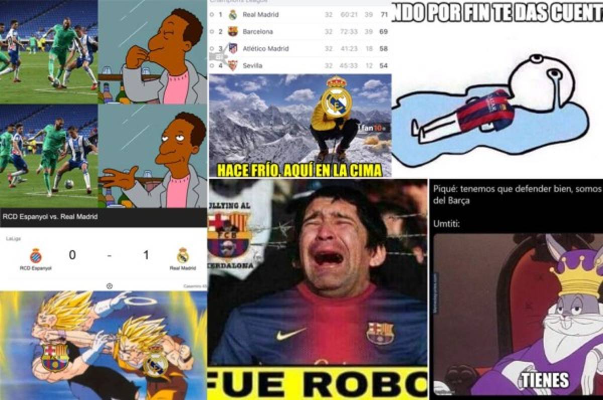 El tacón de Benzema y los memes acribillan al Barcelona tras el liderato del Real Madrid