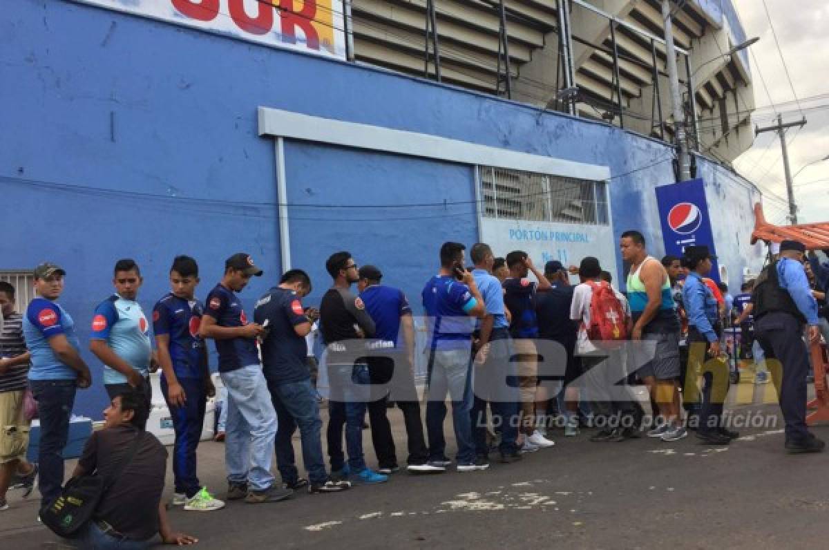 ¡Ambientazo! Así viven los aficionados de Motagua la previa ante Herediano