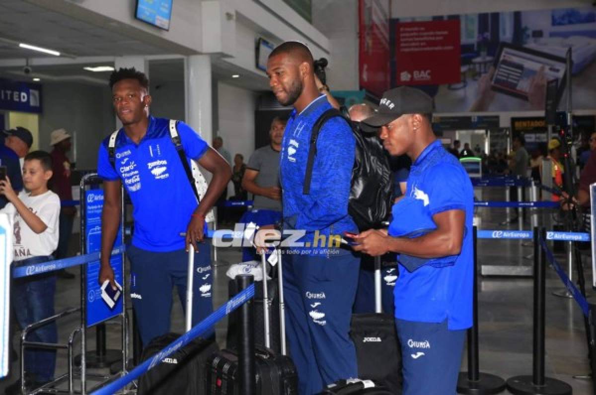 EN FOTOS: Selección de Honduras viajó hacia Trinidad y Tobago para debutar en la Liga de Naciones