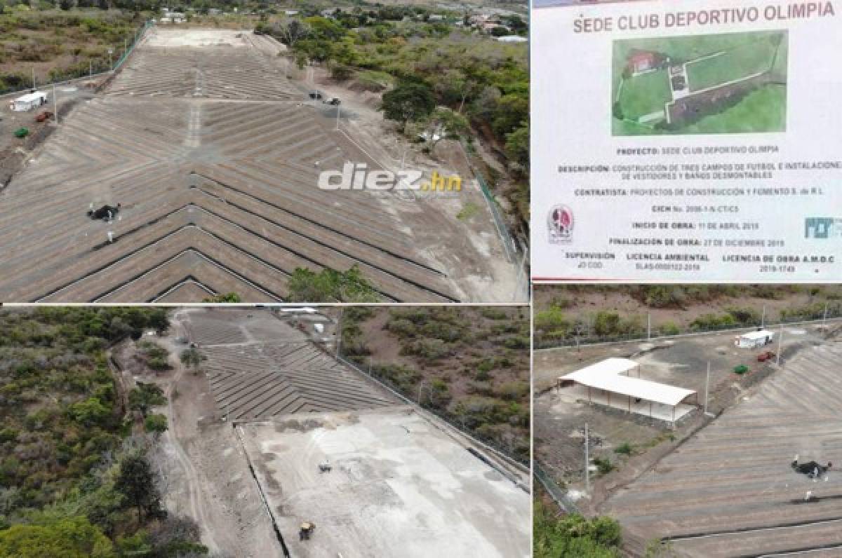 Fotos: Así avanza la construcción de la nueva sede de Olimpia