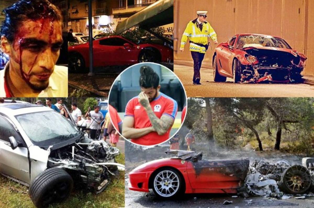 Choques de muerte: Futbolistas que excedieron el límite de velocidad y destruyeron sus lujosos autos