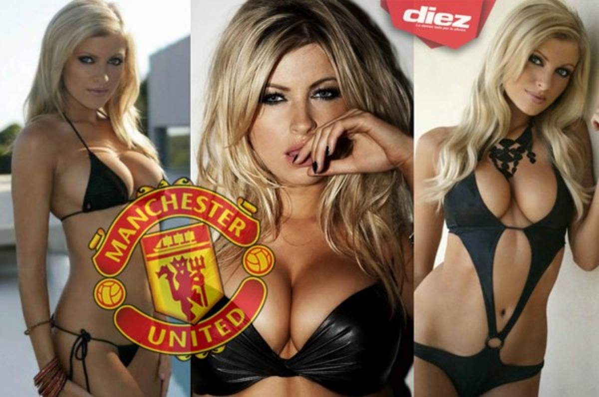 ¡La sexi diablita que tiene loco a jugador del Manchester United!