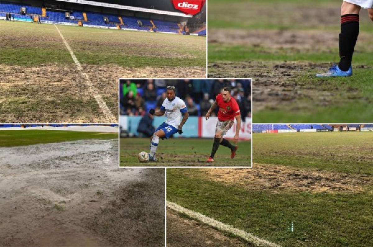 La pésima cancha en la que jugó Manchester United por la FA Cup