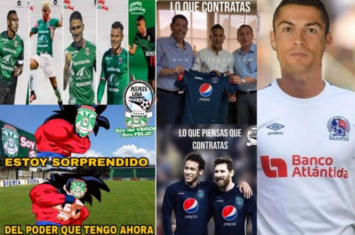 Los crueles memes del mercado de fichajes en Honduras donde hacen pedazos a Olimpia y Motagua