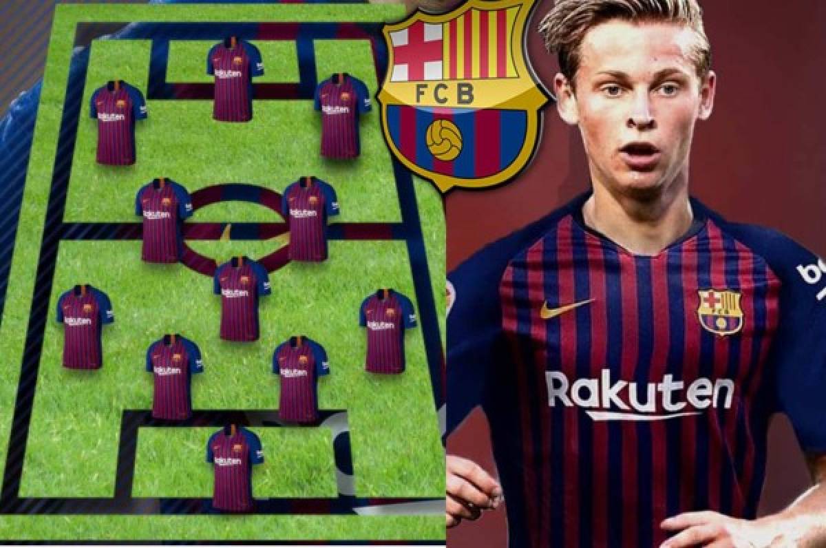 El 11 del futuro del FC Barcelona con los fichajes que pretende en 2019
