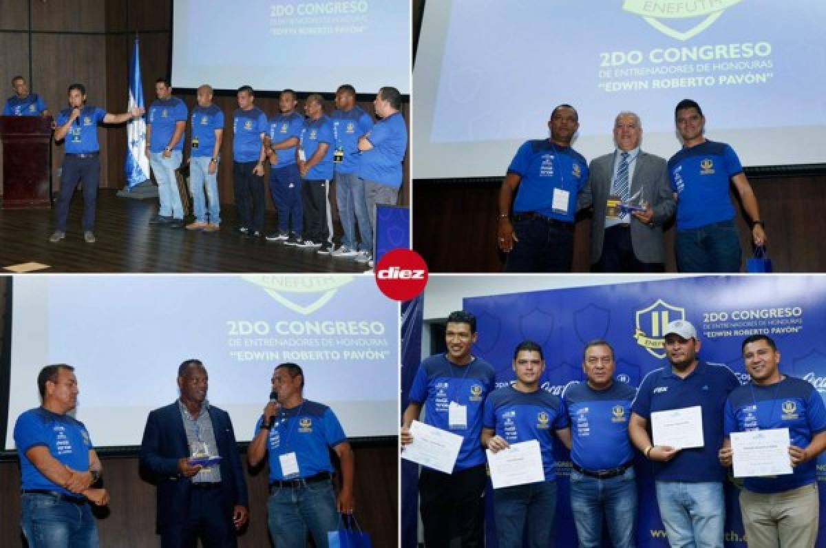 Exitoso cierre del segundo Congreso de Entrenadores en San Pedro Sula