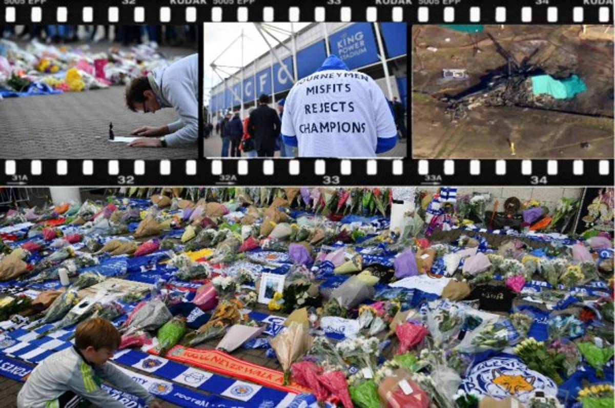 La angustia de los fanáticos del Leicester City por la muerte de su presidente