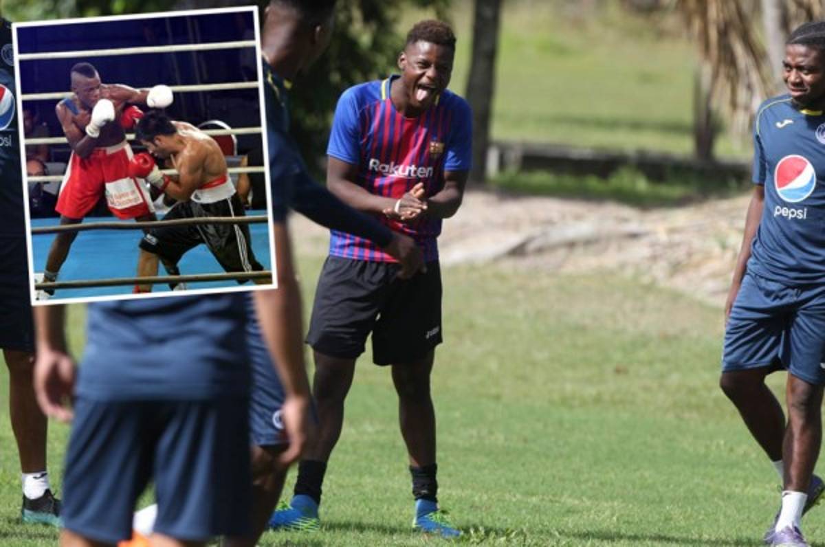 'Pupita' Güity, el boxeador que prueba suerte en el Motagua