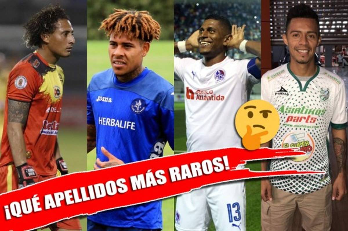 ¿Ya lo sabían? Hondureños de Liga Nacional con apellidos bastante curiosos