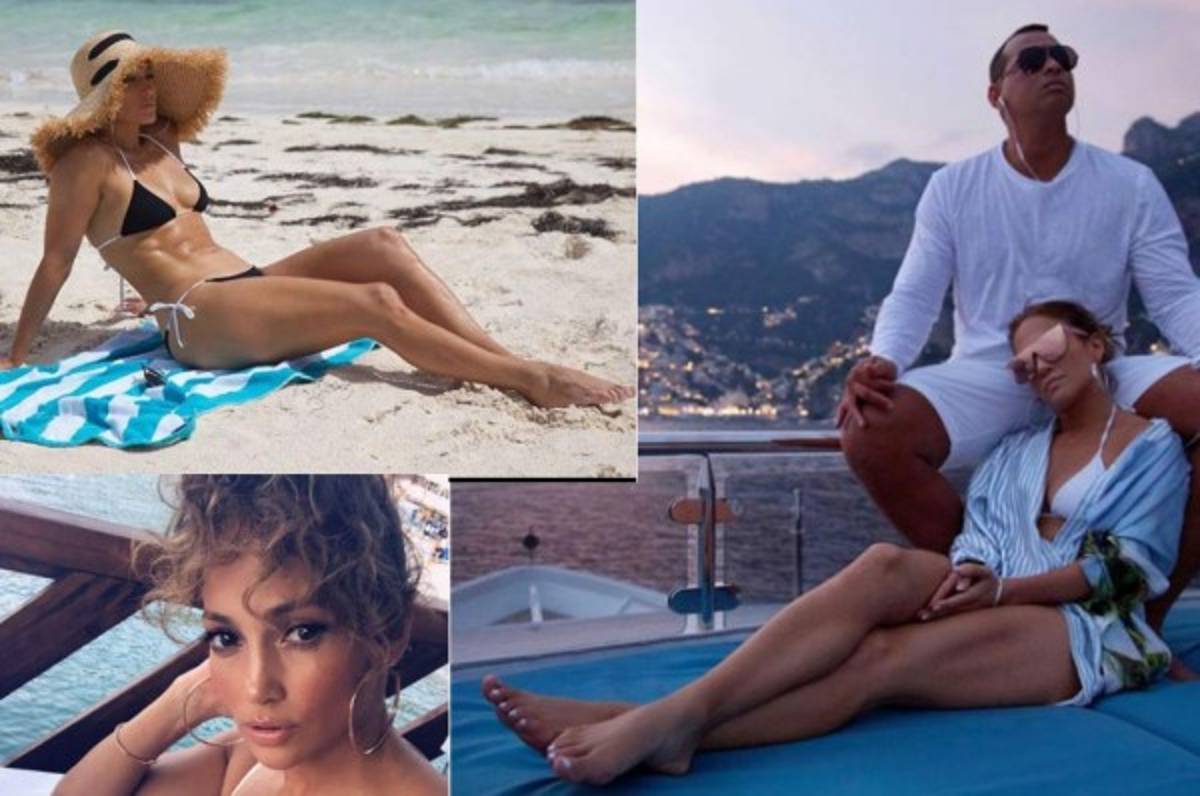 Las románticas vacaciones de Jennifer López y Alex Rodríguez en Italia