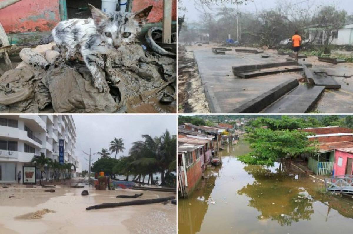 Duras imágenes: el catastrófico huracán Iota devasta el 98% de la isla de Providencia en Colombia