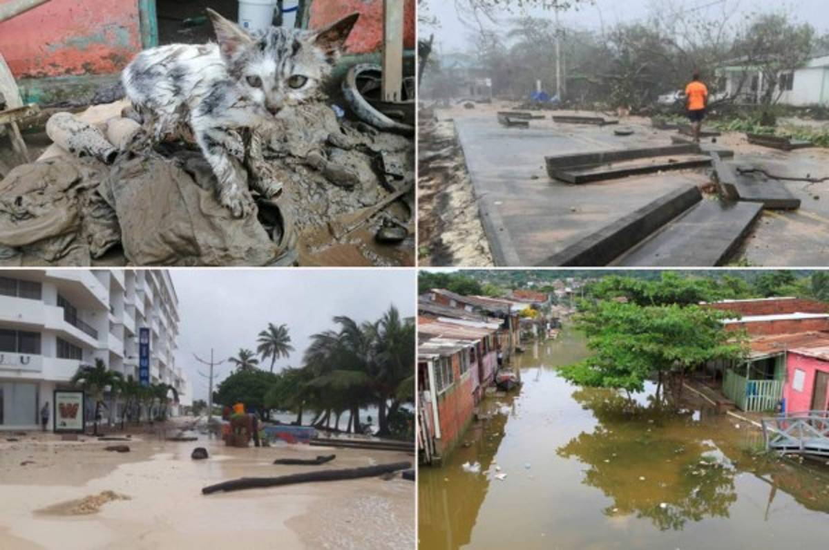 Duras imágenes: el catastrófico huracán Iota devasta el 98% de la isla de Providencia en Colombia