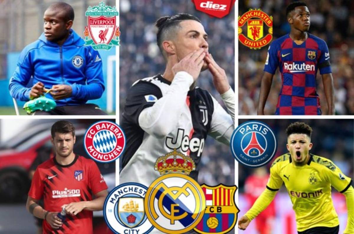 Mercado de fichajes: PSG ya tiene sustituto de Neymar, Madrid busca crack y Cristiano Ronaldo es noticia   