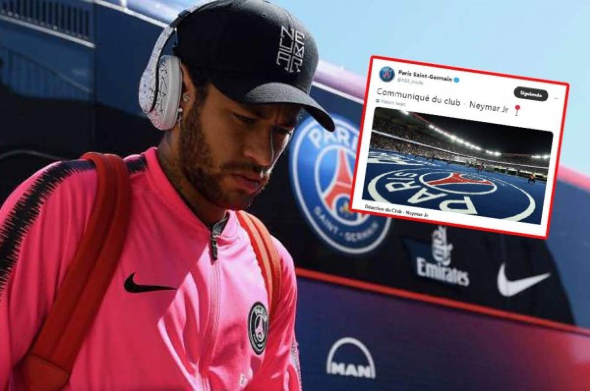 Oficial: PSG emite comunicado sobre la situación actual de Neymar