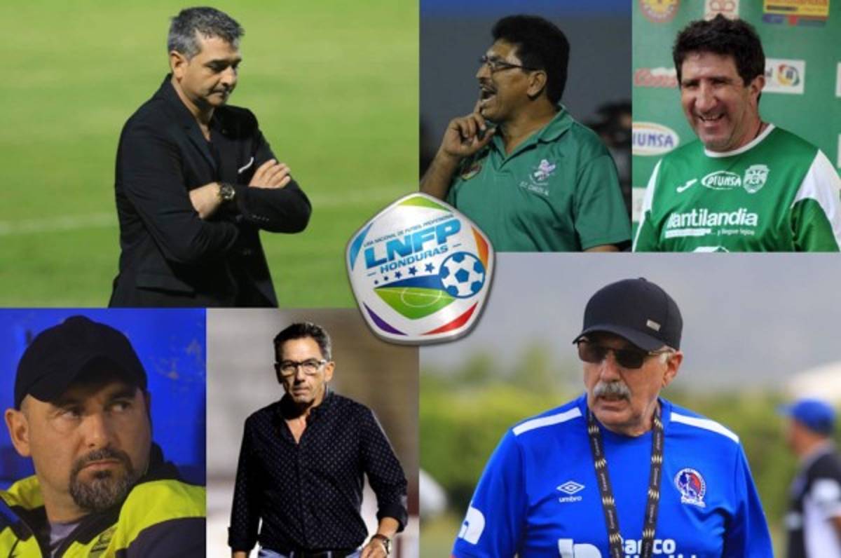 Cuatro técnicos extranjeros contra dos hondureños en la fase final del Apertura 2018