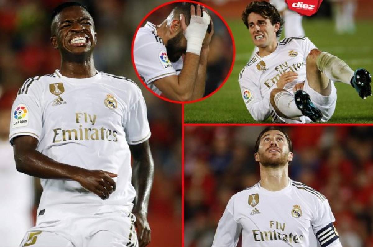¡Sufrimiento! Jugadores del Real Madrid la pasaron mal ante el Mallorca