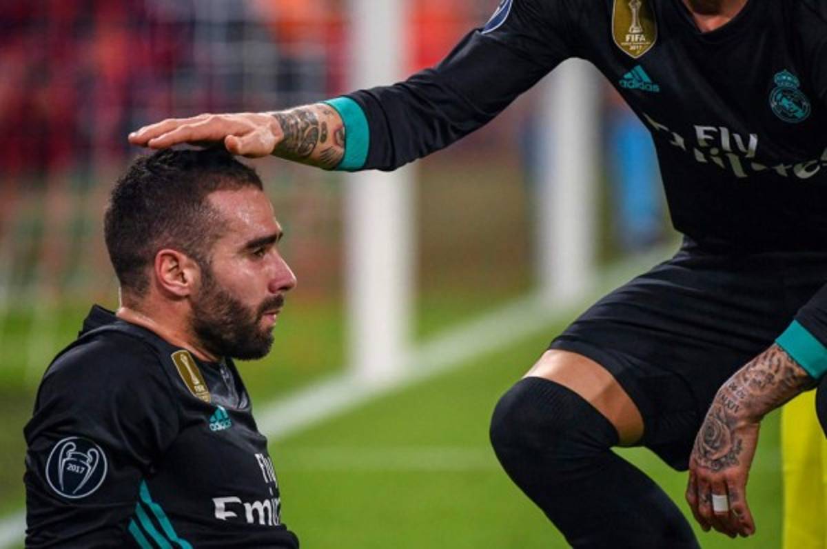 Real Madrid pierde a Dani Carvajal para el juego de vuelta ante Bayern Múnich