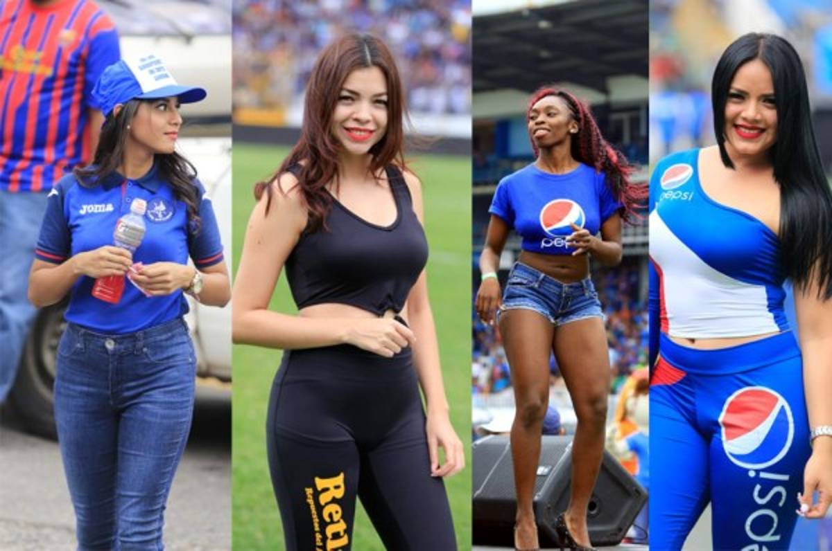 FOTOS: La final del fútbol de Honduras estuvo lleno de bellas mujeres