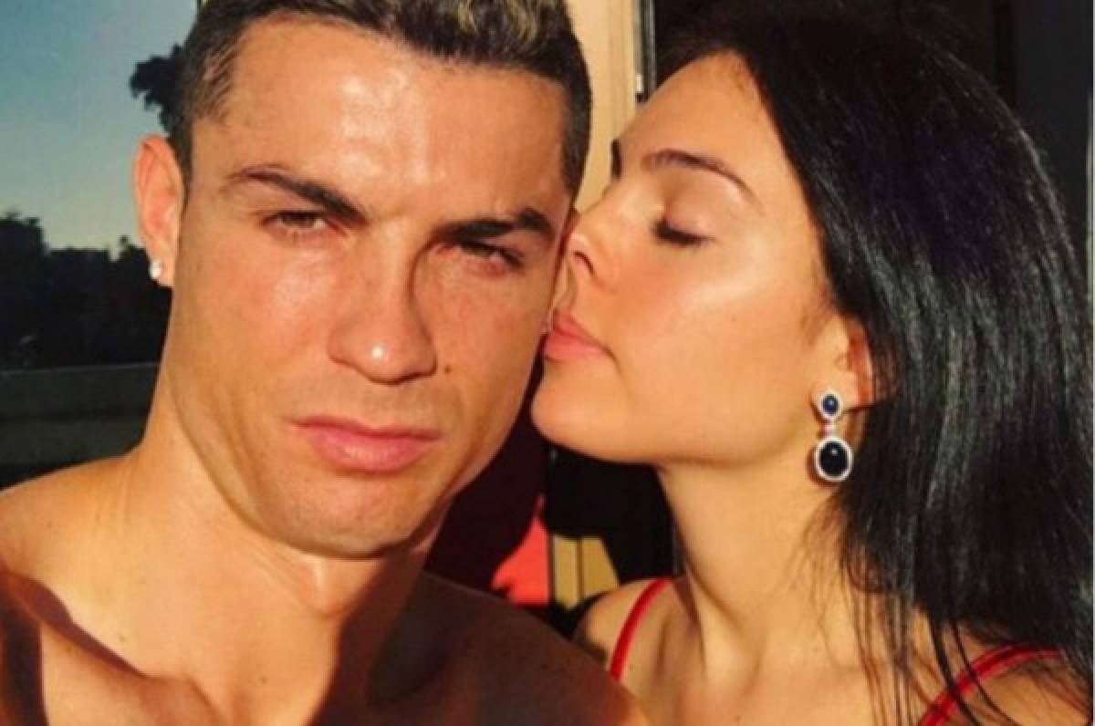 El descuido de Georgina Rodríguez en la foto con Cristiano Ronaldo