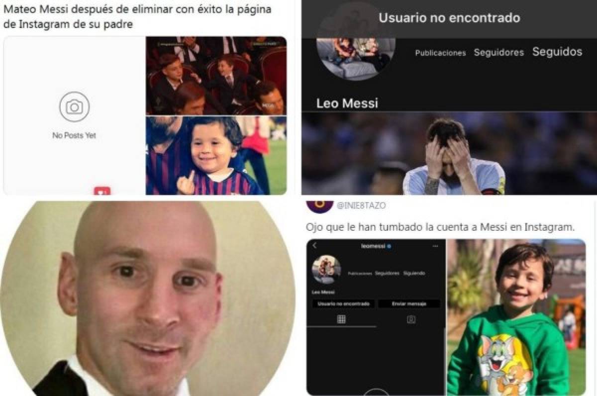 Messi, protagonista de los memes por su nuevo look y por la desaparición de su Instagram