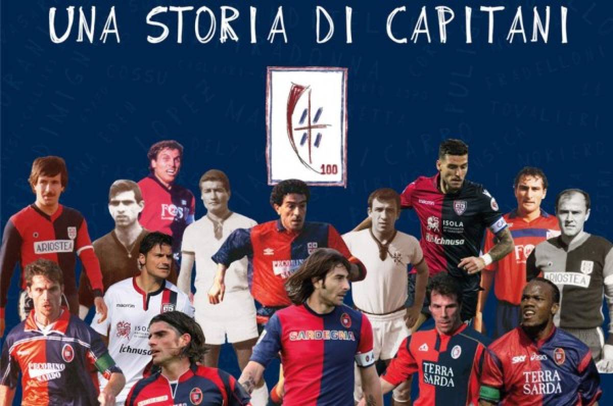 Cagliari cumple 100 años y resalta a sus capitanes, David Suazo entre los destacados