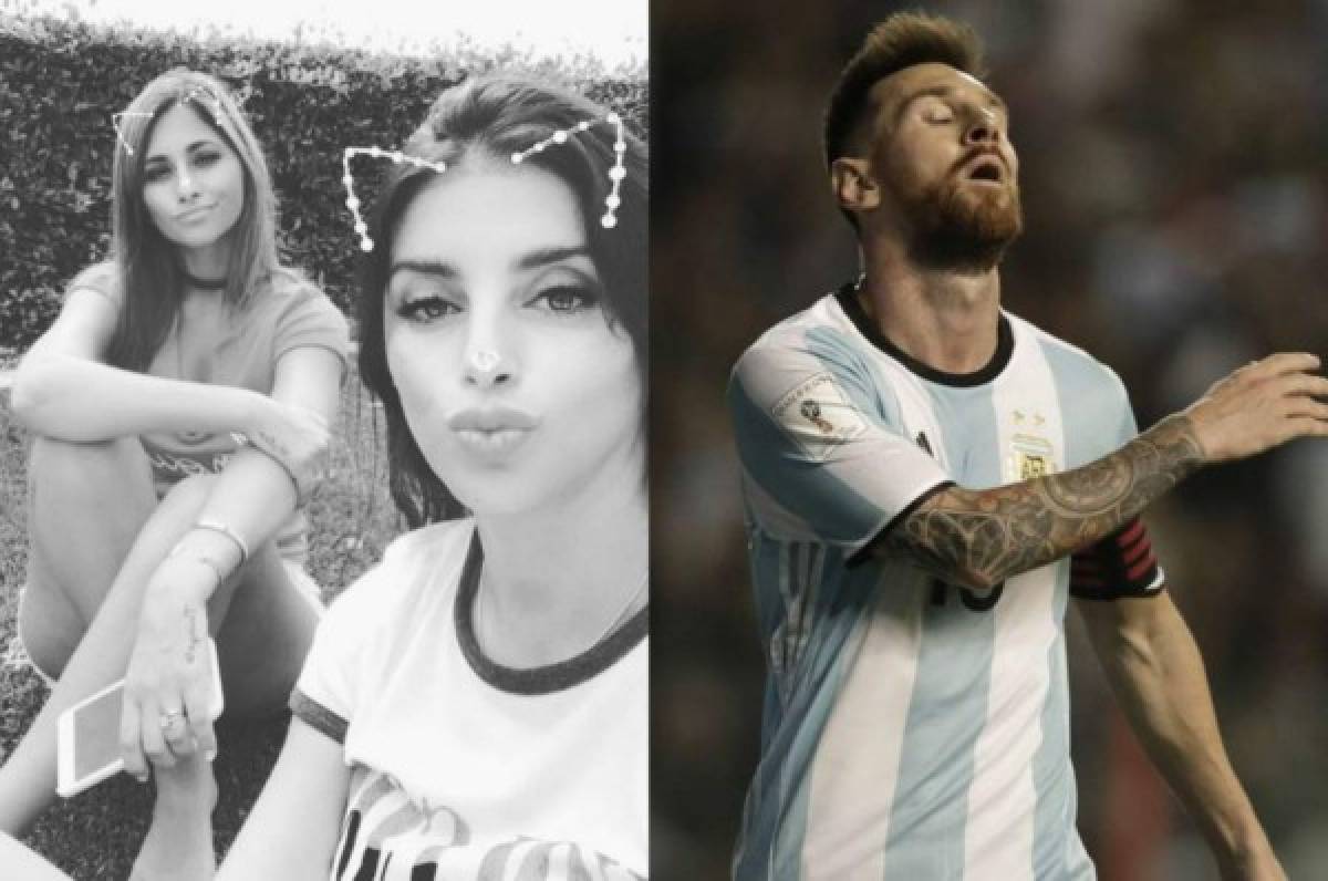 La bella Antonela Rocuzzo se escapó a Londres sin Lionel Messi