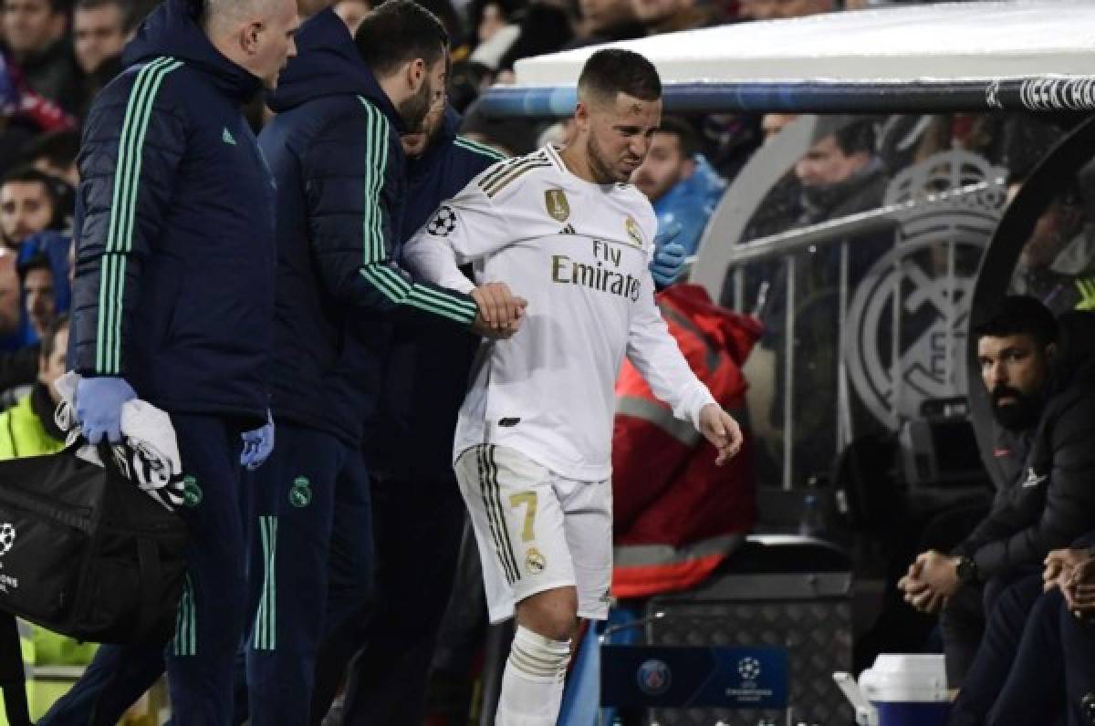 Comunicado: Hazard solo sufre una 'contusión' en el tobillo y estará ante Barcelona