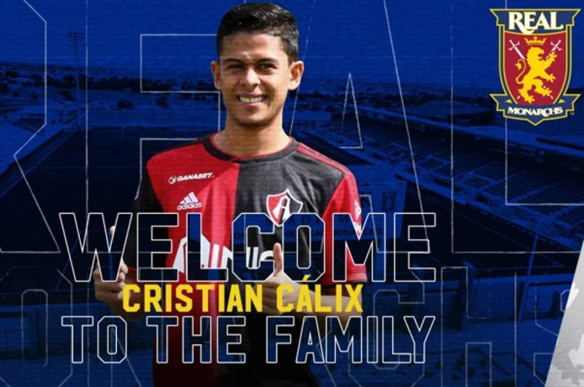 OFICIAL: El hondureño Cristian Cálix es nuevo jugador del Real Monarchs
