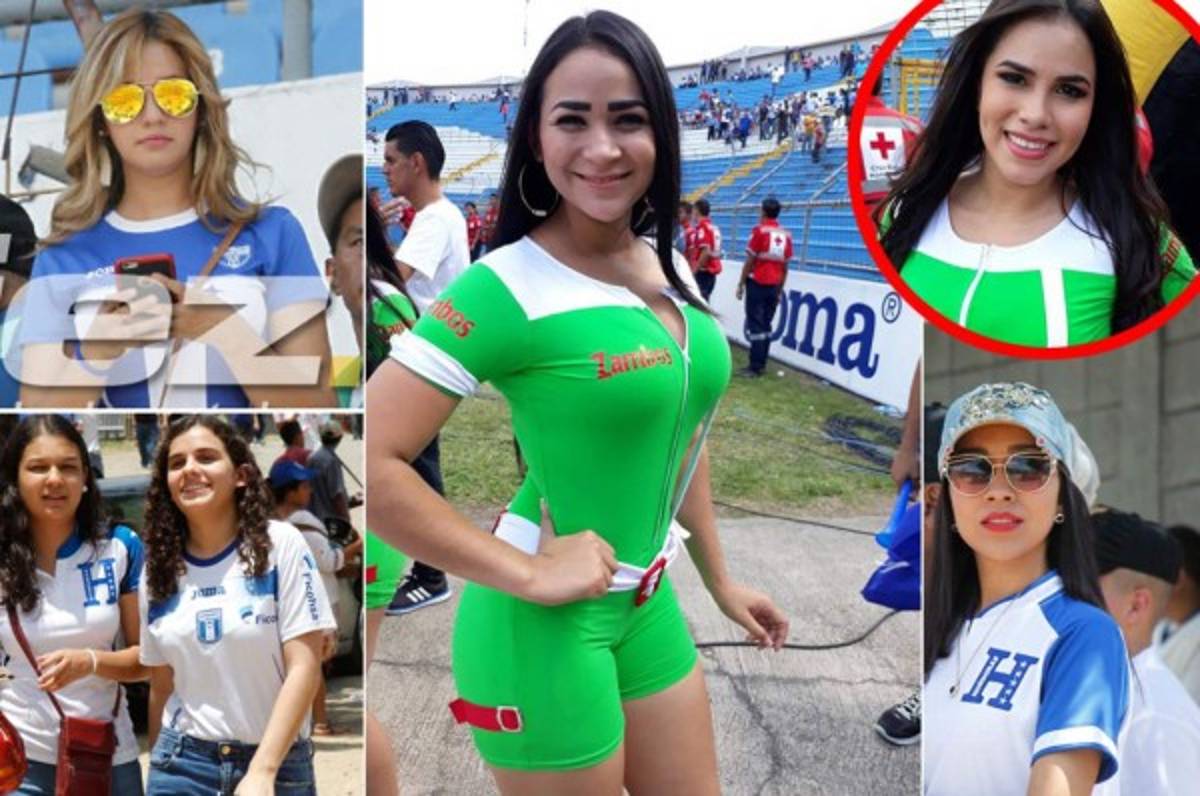 ¡HERMOSAS! Juego entre Honduras-Estados Unidos se llena de lindas chicas