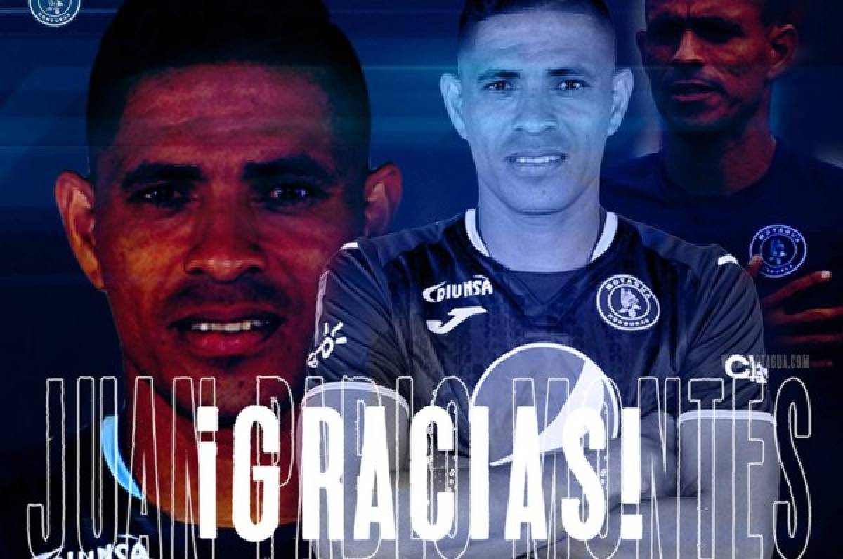 Motagua anuncia la salida del capitán Juan Pablo Montes a quien no le renovaron el contrato