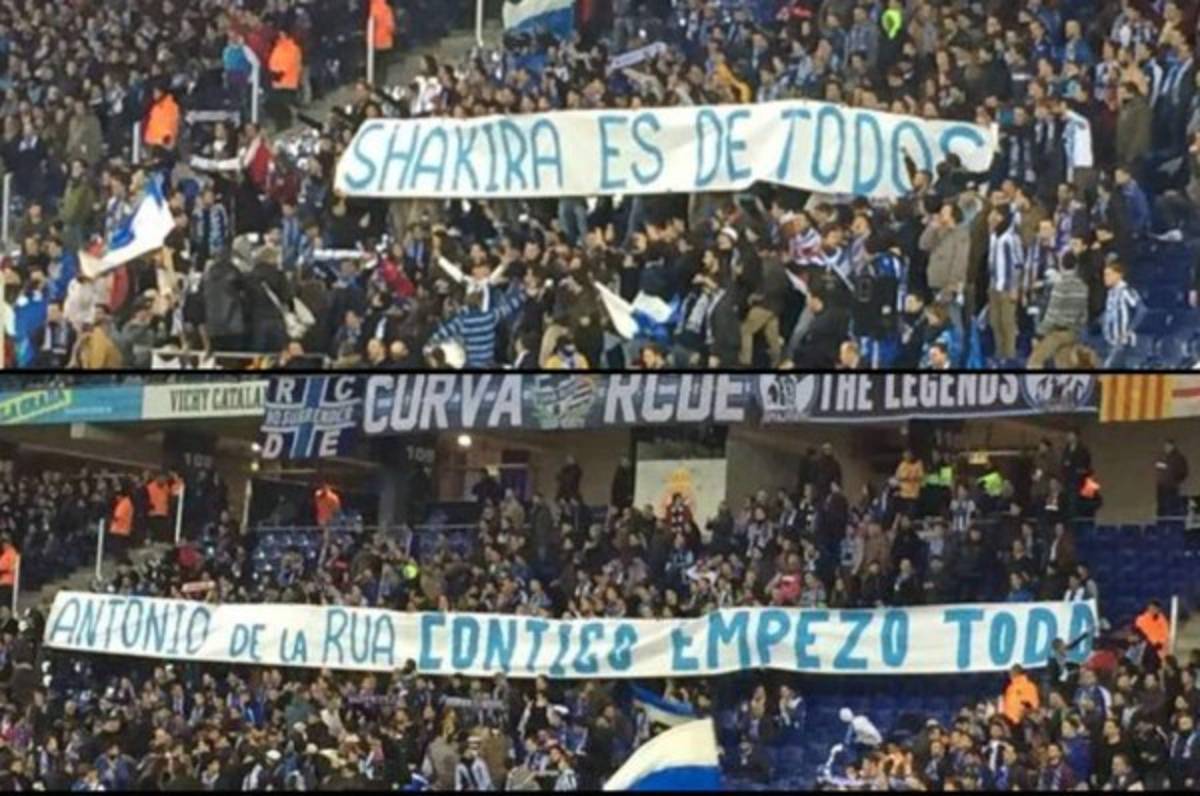 Los graves insultos en Cornellá a Gerard Piqué, Shakira y sus hijos