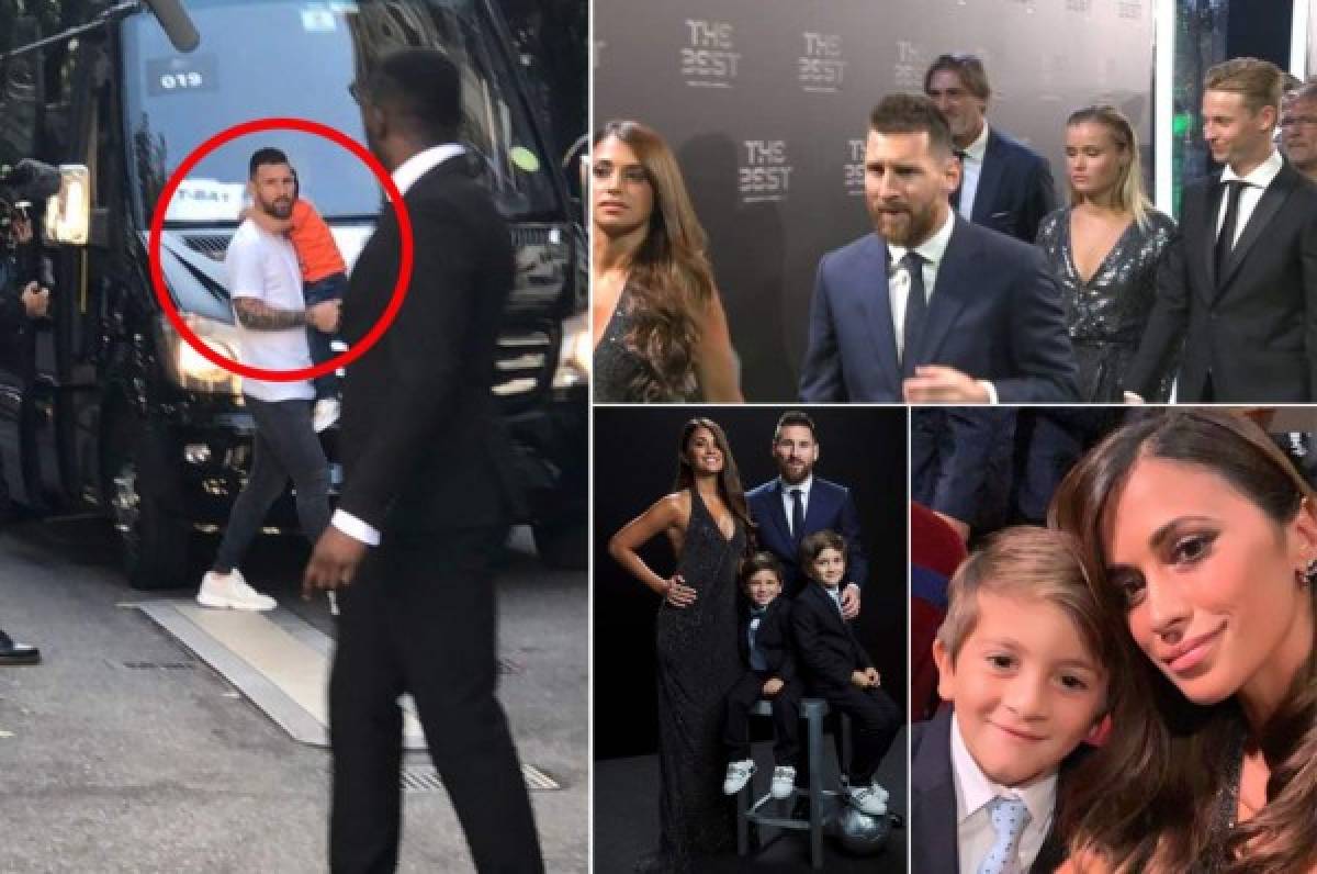 EN FOTOS: Así fue la llegada de Messi al premio The Best y el gesto de Mateo