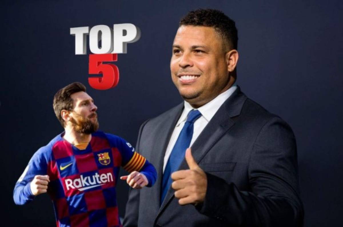 ¿Y Cristiano? Ronaldo Nazario se rinde ante Messi y elige su top-5 de los mejores del mundo