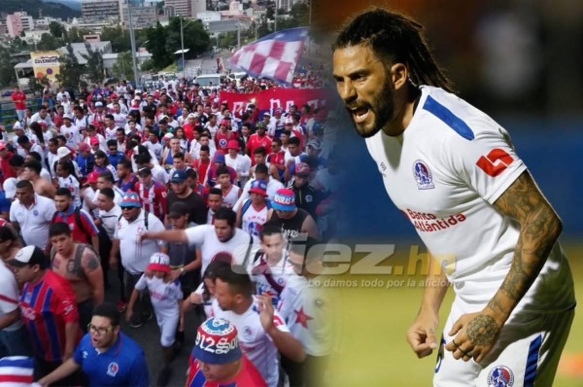 Jonathan Ferrari, sorprendido con la afición del Olimpia: ''No esperaba un marco tan lindo''