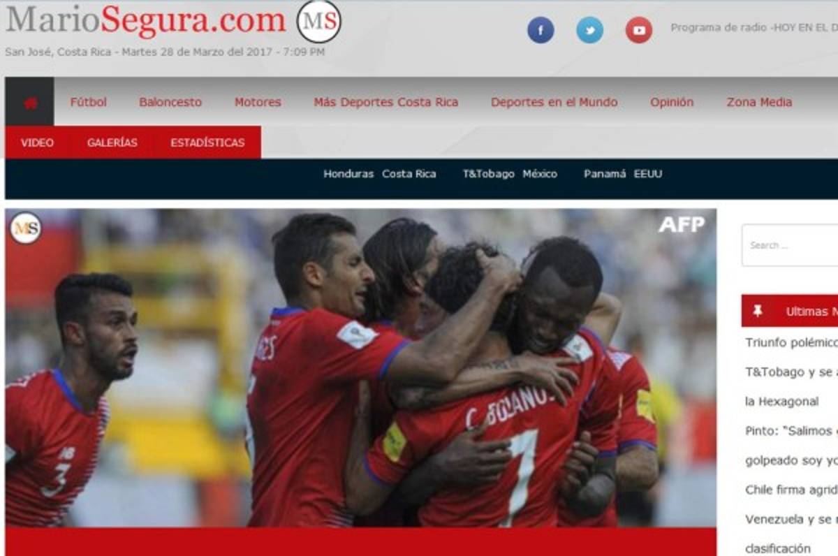 Como 'punto de oro' califica prensa tica empate ante Honduras