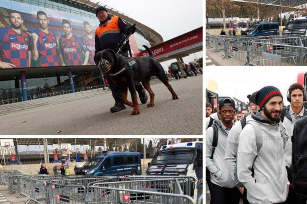 Camp Nou blindado y una visita sorpresa: Así se viven las horas previas al Barcelona-Real Madrid   