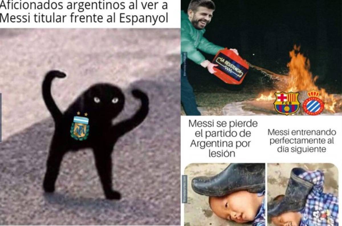 ¿Y la lesión? Los humillantes memes contra Messi tras el gane del Barcelona ante Espanyol