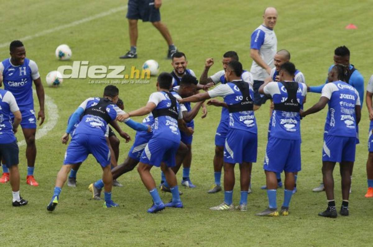 Así fue el día de Honduras: La broma a Félix Crisanto y los pelones en el entreno