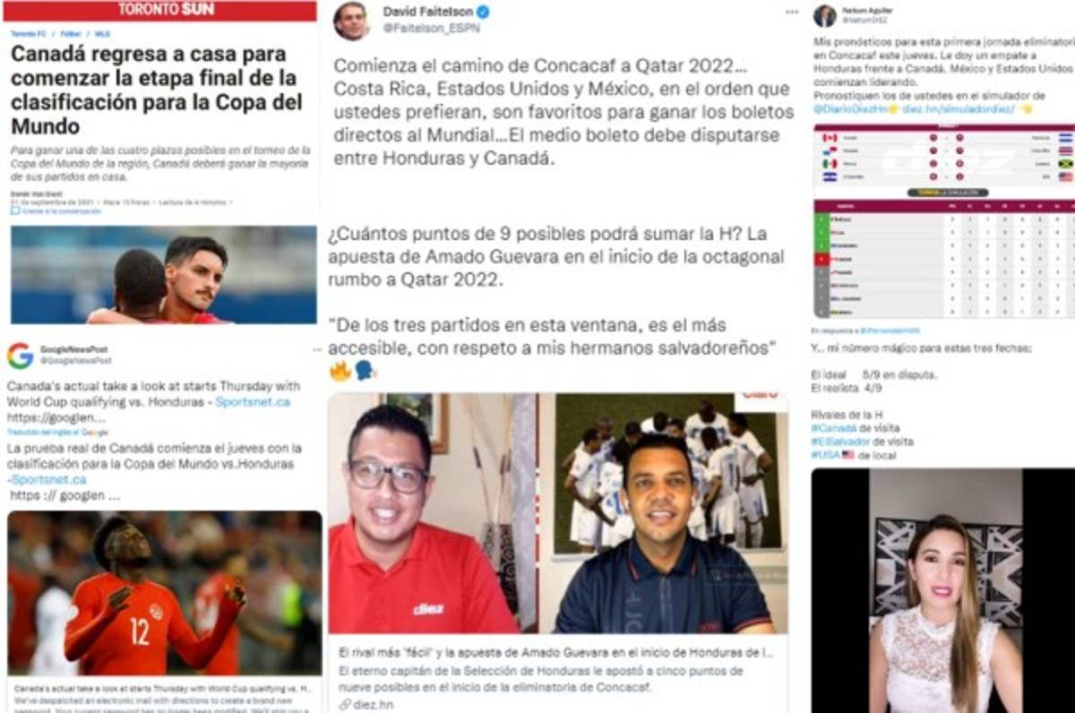 'Prueba real': Prensa internacional y los pronósticos para el Canadá-Honduras por las Eliminatorias rumbo a Qatar 2022  