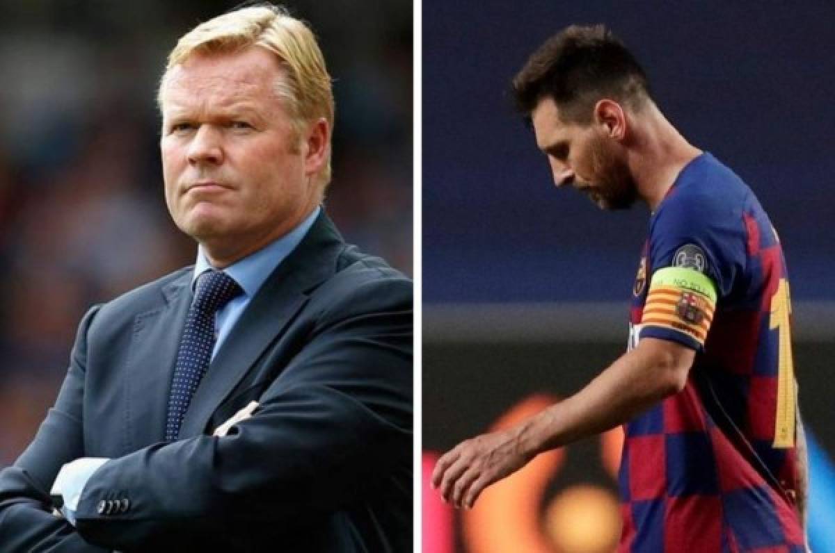 La polémica frase de Ronald Koeman a Messi que detonó al capitán del Barcelona