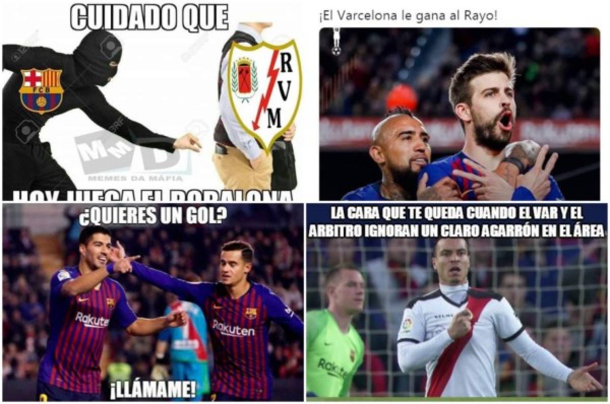 ¡Crueles! Los memes del triunfo del Barcelona sobre el Rayo en LaLiga