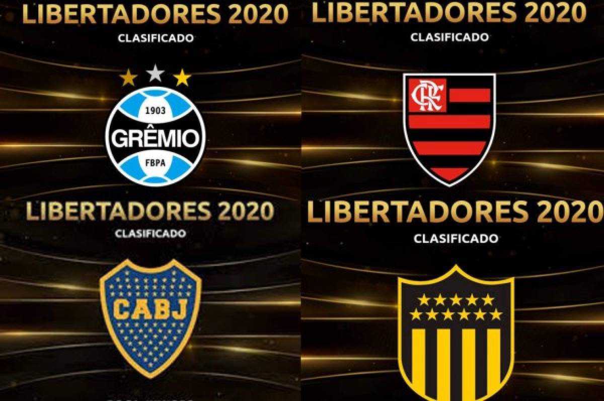 ¡Un jugador hondureño! Los equipos clasificados a la Copa Libertadores 2020