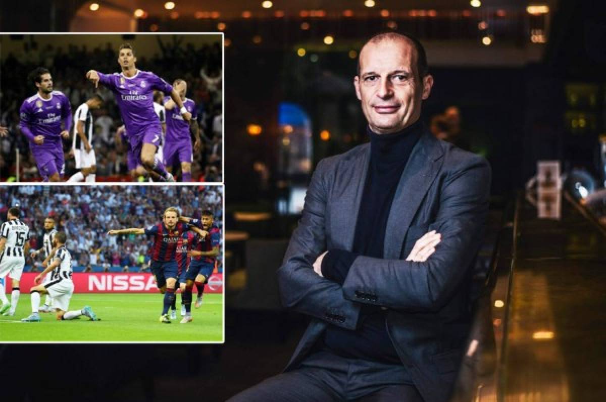 Allegri y sus revelaciones de las finales de Champions perdidas ante Real Madrid y Barcelona