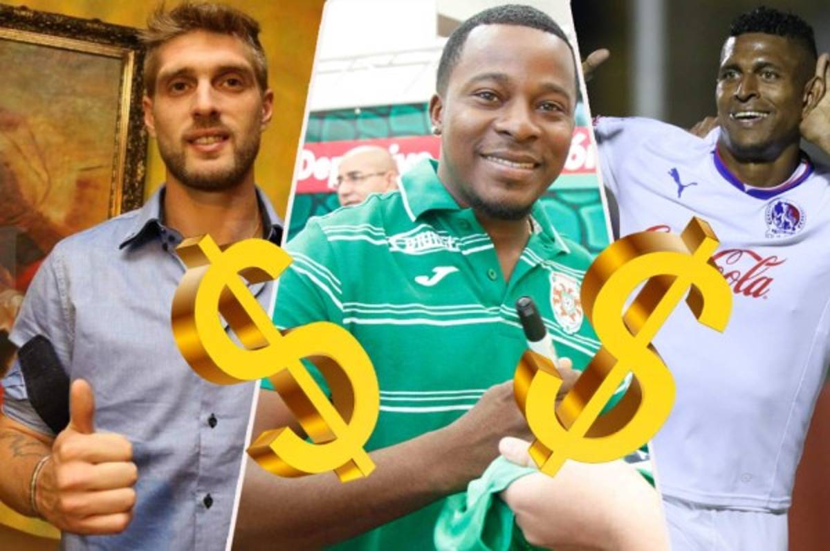 Estos son los futbolistas más caros de la Liga Nacional de Honduras
