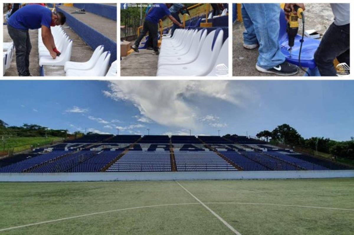 Nicaragua comienza a modernizar su estadio Nacional en Managua y le instala butacas