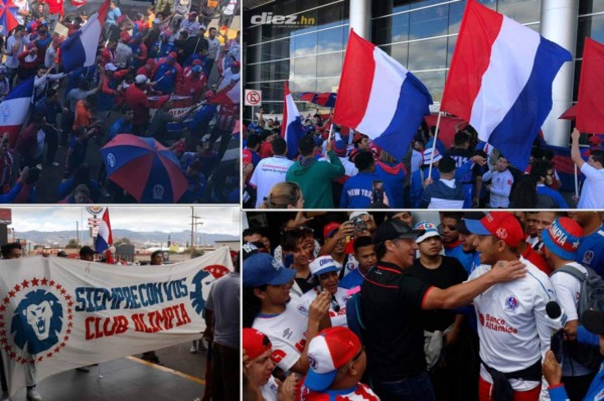 Fotos: Banderazo de la UltraFiel a Olimpia previo a su duelo contra Montreal Impact