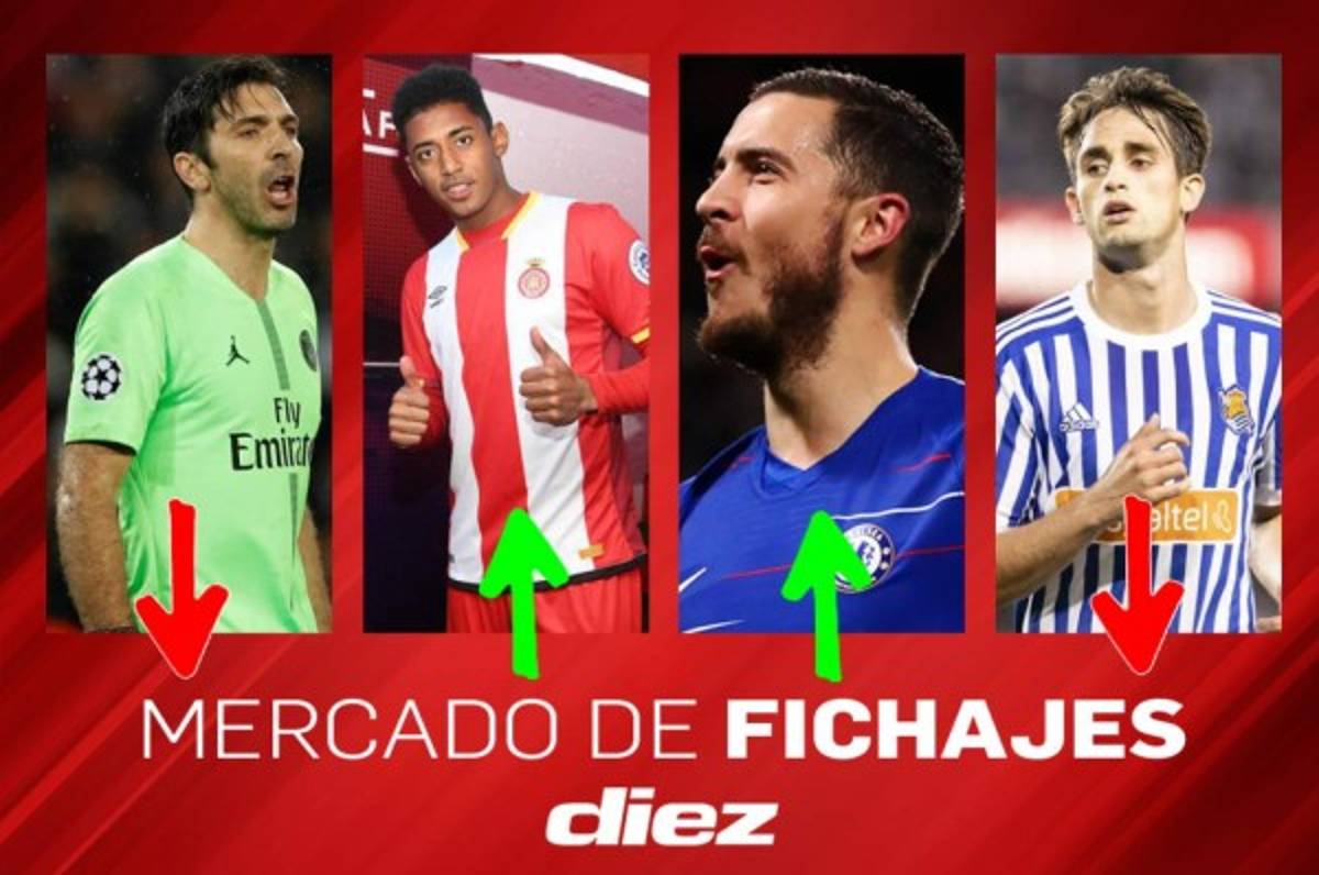 Mercado de fichajes: La última hora de los movimientos en Europa: Buffon, Hazard, Neymar