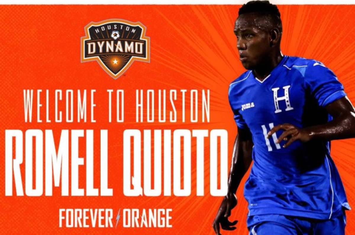 OFICIAL: Houston Dynamo ficha al hondureño Romell Quioto